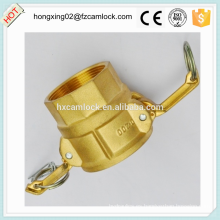 Camlock Brass tipo D, accesorios de bloqueo de leva, acoplamiento rápido China fabricación